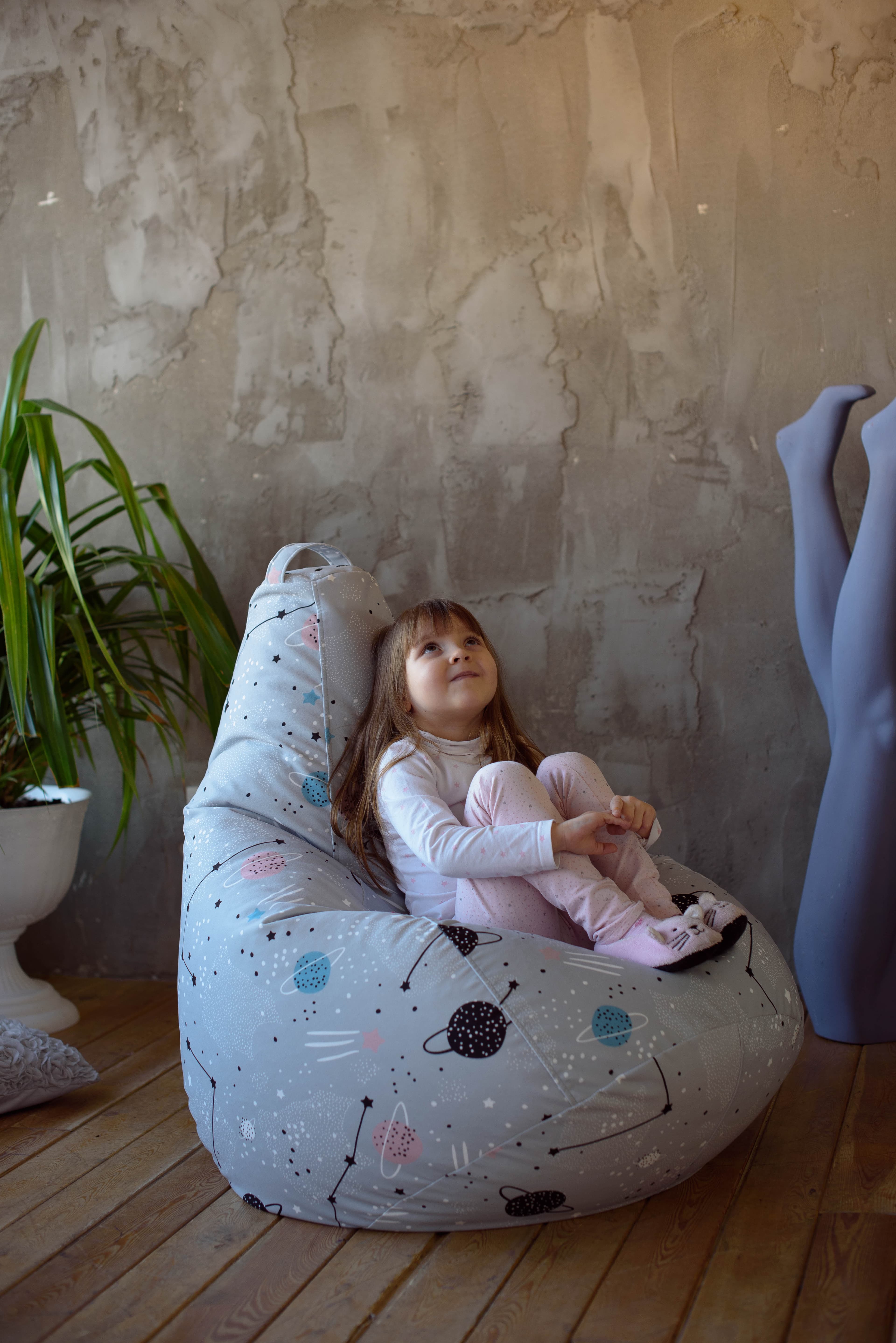 Детское кресло-груша БинБэг Кидс, Космикс превью 4